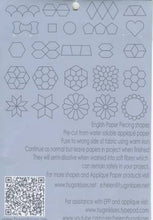 Load image into Gallery viewer, 1/2&quot; Inch Hexagon Iron-On Papers For English Paper Piecing x 100
