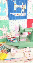 Load image into Gallery viewer, Quilt Kit, Featherweight Bluebirds Wallhanging featuring Flock of Singers Pattern with Diecuts

