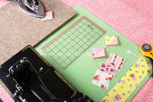 Load image into Gallery viewer, Cutting Ruler, Pink 5.5" x 10.5" Lori Holt Cute Cuts (with self-grips)
