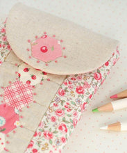 Load image into Gallery viewer, PATTERN, "Garden Path" Slim Case Pouch by Kristyne Czepuryk Pretty by Hand

