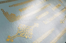 Load image into Gallery viewer, Decals, Celtic Knot Style for the Singer Featherweight 221, 221K Sewing Machine 1937-1953
