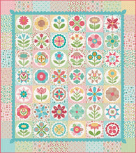 Load image into Gallery viewer, Square Trim-It Cutting Ruler SET, Blue 2.5", 3.5", 4.5", 5.5" &amp; 6.5" by Lori Holt Cute Cuts (with self-grips)
