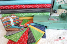 Load image into Gallery viewer, Fabric, Farm Girl Vintage Companion Prints by Lori Holt of Bee in My Bonnet - FAT QUARTER BUNDLE
