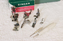 Load image into Gallery viewer, Singer Featherweight 221 Sewing Machine, WHITE FA205***
