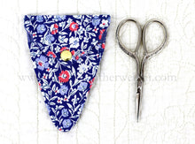 Load image into Gallery viewer, Scissors with Sheath by Liberty of London Quilter's Cotton Fabric - ORCHARD MULTI
