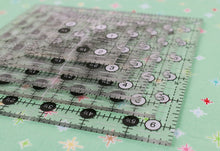 Load image into Gallery viewer, Square CREATIVE GRIDS RULER SET of 5 - 2.5", 3.5", 4.5", 5.5" &amp; 6.5" with Self-Grips
