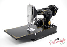 Load image into Gallery viewer, Singer Featherweight 221 Sewing Machine, AF391*** - Corduroy Insert - RARE
