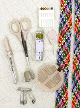 Load image into Gallery viewer, Tin Box Sewing Kit - Antique-Style
