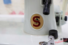 Load image into Gallery viewer, Singer Featherweight 221K Sewing Machine, WHITE EV964***
