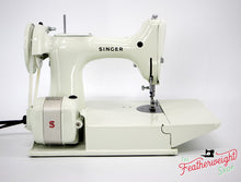 Load image into Gallery viewer, Singer Featherweight 221 Sewing Machine, WHITE EV967***

