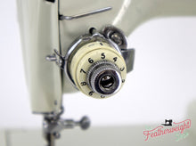 Load image into Gallery viewer, Singer Featherweight 221 Sewing Machine, WHITE EV967***
