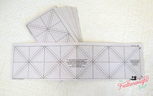 Load image into Gallery viewer, PATTERN  - Laundry Basket Quilts Paper Piecing Sheets - 1 1/2" HALF SQUARE TRIANGLE
