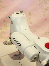 Load image into Gallery viewer, Singer Featherweight 221 Sewing Machine, WHITE EV982***
