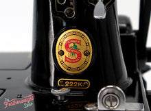 Load image into Gallery viewer, Singer Featherweight 222K Sewing Machine, RED "S" EP760***
