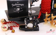 Load image into Gallery viewer, Christmas ORNAMENT, Singer Featherweight Blown Glass Collectible
