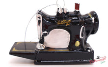Load image into Gallery viewer, Christmas ORNAMENT, Singer Featherweight Blown Glass Collectible
