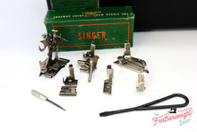 Load image into Gallery viewer, Singer Featherweight 221 Sewing Machine, Centennial: AK579***

