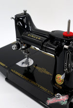 Load image into Gallery viewer, Singer Featherweight 221K Sewing Machine, RED "S" ES249***
