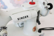 Load image into Gallery viewer, Singer Featherweight 221 Sewing Machine, WHITE EV893***
