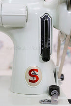 Load image into Gallery viewer, Singer Featherweight 221 Sewing Machine, WHITE EV893***
