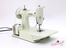 Load image into Gallery viewer, Singer Featherweight 221 Sewing Machine, WHITE EV928*** - ORIGINAL BOX
