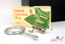 Load image into Gallery viewer, Singer Featherweight 222K Sewing Machine EL6858** - Fully Restored in Tiffany Blue
