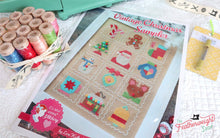 Load image into Gallery viewer, AURIFLOSS, 16 Spool Collection for VINTAGE CHRISTMAS SAMPLER Cross Stitch Pattern by Lori Holt
