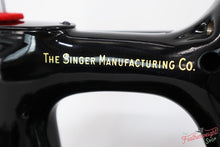 Load image into Gallery viewer, Singer Featherweight 222K Sewing Machine, RED "S" ER9016**
