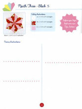 Load image into Gallery viewer, PATTERN BOOK , First Blush Block of the Month from It's Sew Emma Patterns
