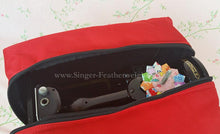 Load image into Gallery viewer, Bag, PADDED Carrying Singer Featherweight 221 222K Canvas Bag
