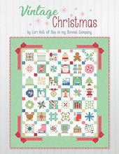 Load image into Gallery viewer, Quilt Kit, "Cozy Christmas" Fabric COLLECTION + Pattern BOOK, Vintage Christmas - by Lori Holt for Riley Blake
