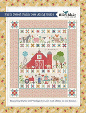 Load image into Gallery viewer, Quilt Kit, "FARM SWEET FARM" Fabric Collection + Applique Templates &amp; Ric Rac - by Lori Holt for Riley Blake
