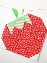 Load image into Gallery viewer, Pattern, Strawberry Quilt Block by Ellis &amp; Higgs (digital download)
