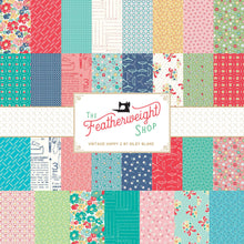 Load image into Gallery viewer, Fabric, Vintage Happy 2 by Lori Holt for Riley Blake Designs - 5-inch Square CHARM Pack
