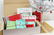 Load image into Gallery viewer, Quilt Kit, "Cozy Christmas" Fabric COLLECTION + Pattern BOOK, Vintage Christmas - by Lori Holt for Riley Blake
