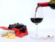 Load image into Gallery viewer, Quilt Happy Wine Glass - Sew What
