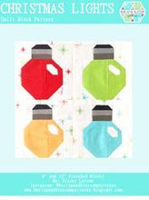 Load image into Gallery viewer, Pattern SET, Christmas Themed Quilt Blocks by Burlap and Blossom (digital download)
