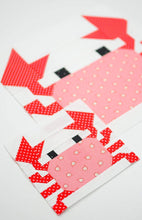 Load image into Gallery viewer, Pattern, Nautical Crab Quilt Block by Ellis &amp; Higgs (digital download)
