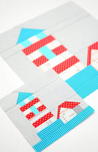 Load image into Gallery viewer, Pattern, Nautical Lighthouse Quilt Block by Ellis &amp; Higgs (digital download)
