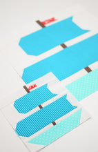 Load image into Gallery viewer, Pattern, Nautical Sail Boat Quilt Block by Ellis &amp; Higgs (digital download)
