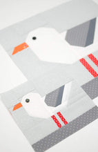 Load image into Gallery viewer, Pattern, Nautical Sea Gull Quilt Block by Ellis &amp; Higgs (digital download)
