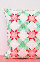 Load image into Gallery viewer, Pattern, Winter Stars Quilted Pillow Cover by Ellis &amp; Higgs (digital download)
