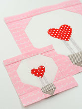 Load image into Gallery viewer, Pattern, Light of My Life Valentine Quilt Block by Ellis &amp; Higgs (digital download)
