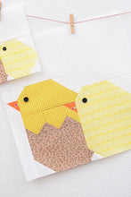 Load image into Gallery viewer, Pattern, Little Chickens Quilt Block by Ellis &amp; Higgs (digital download)
