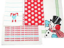 Load image into Gallery viewer, Sweet Christmas Tea Towels Set of 4 by Urban Chiks
