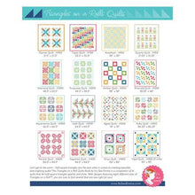 Load image into Gallery viewer, PATTERN BOOK,  Triangles On A Roll from It's Sew Emma
